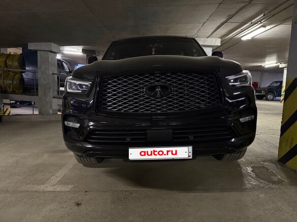 2019 Infiniti QX80 I Рестайлинг 2, чёрный, 7900000 рублей