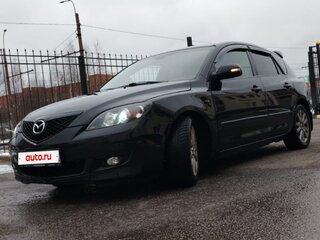 2008 Mazda 3 I (BK) Рестайлинг, чёрный, 650000 рублей, вид 1