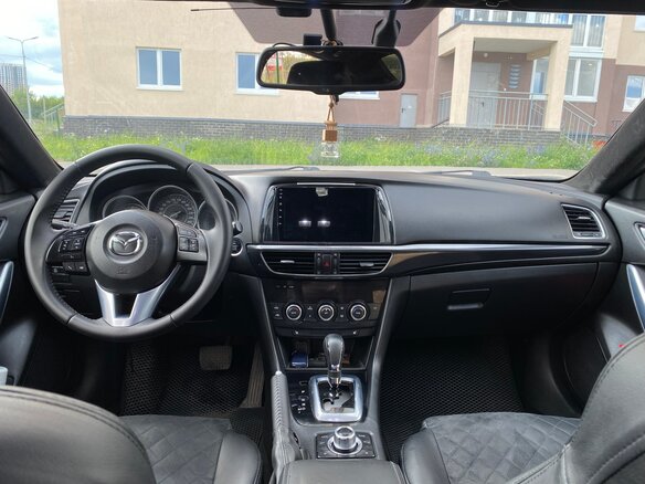 2014 Mazda 6 III (GJ), серый, 1450000 рублей - вид 6