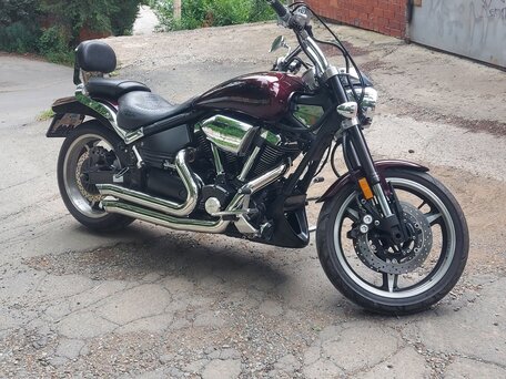 2005 Yamaha XV 1700 Warrior, пурпурный, 820000 рублей, вид 3