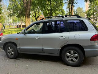 2005 Hyundai Santa Fe I, серебристый, 750000 рублей, вид 3