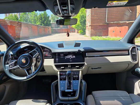 2020 Porsche Cayenne III, голубой, 7300000 рублей - вид 15