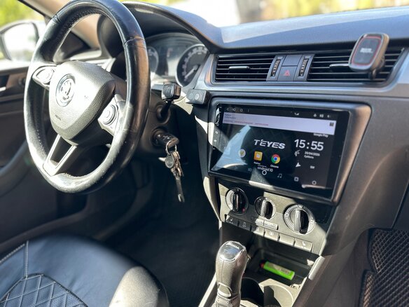 2018 Skoda Rapid I Рестайлинг, серебристый, 1300000 рублей - вид 8