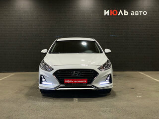 2018 Hyundai Sonata VII (LF) Рестайлинг, белый, 1870000 рублей, вид 2