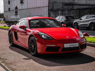 2018 Porsche Cayman III 718 (982), красный, 6500000 рублей, вид 5