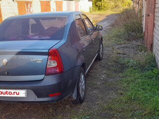 2011 Renault Logan I Рестайлинг, синий, 220000 рублей, вид 4