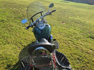 2001 Yamaha XVS1100, зелёный, 599000 рублей, вид 3
