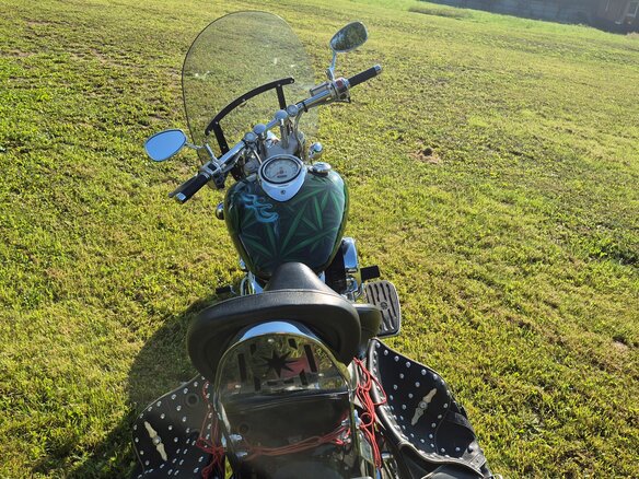 2001 Yamaha XVS1100, зелёный, 599000 рублей - вид 2