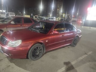 2004 Hyundai Sonata ТагАЗ IV (EF) Рестайлинг, красный, 385000 рублей, вид 2