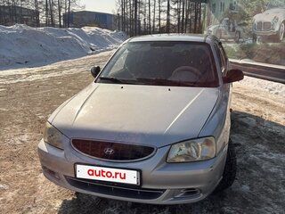 2004 Hyundai Accent ТагАЗ II, серебристый, 315000 рублей, вид 2