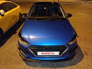 2017 Hyundai Solaris II, синий, 882000 рублей, вид 1