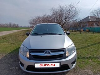 2014 Lada (ВАЗ) Granta I, серебристый, 390000 рублей, вид 3