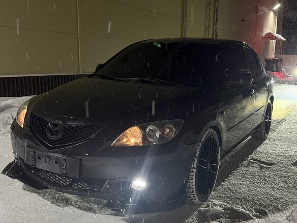2007 Mazda 3 I (BK) Рестайлинг, чёрный, 460000 рублей