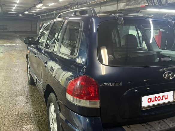2007 Hyundai Santa Fe Classic Classic, синий, 1100000 рублей - вид 5