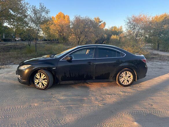 2008 Mazda 6 II (GH), чёрный, 650000 рублей - вид 4