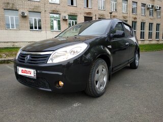 2013 Renault Sandero I, чёрный, 610000 рублей, вид 1