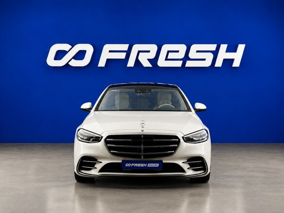 2021 Mercedes-Benz S-Класс 450 Long 4MATIC VII (W223), белый - вид 3