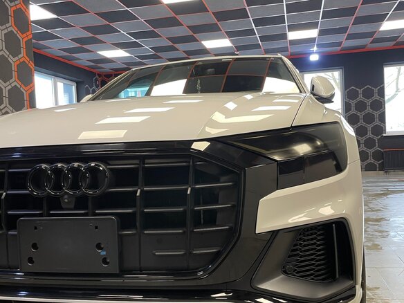 2020 Audi Q8 55 TFSI I (4M), белый, 5400000 рублей - вид 24