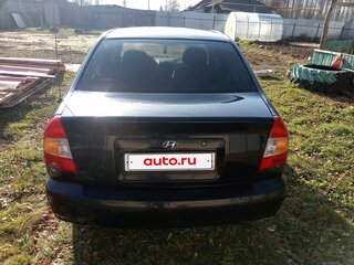 2007 Hyundai Accent ТагАЗ II, чёрный, 305000 рублей, вид 5