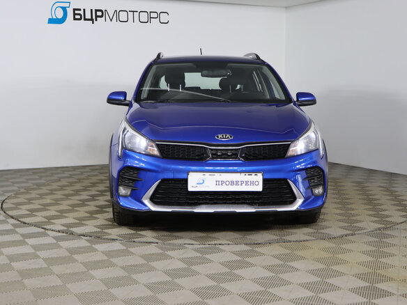 2021 Kia Rio X IV Рестайлинг, синий, 1499990 рублей - вид 1