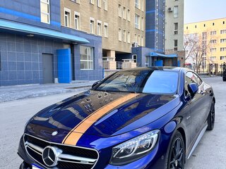2015 Mercedes-Benz S-Класс AMG 63 AMG III (W222, C217), синий, 6000000 рублей, вид 2