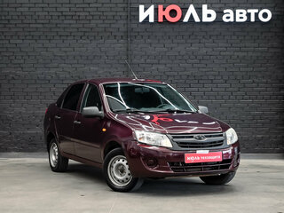 2013 Lada (ВАЗ) Granta I, красный, 370000 рублей, вид 3