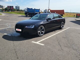 2014 Audi A8 Long III (D4) Рестайлинг, чёрный, 2750000 рублей, вид 3