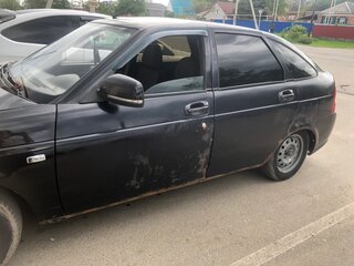 2008 Lada (ВАЗ) Priora I, чёрный, 240000 рублей, вид 4