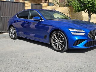 2022 Genesis G70 I Рестайлинг, синий, 3350000 рублей, вид 4