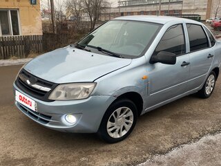2012 Lada (ВАЗ) Granta I, голубой, 170000 рублей, вид 1