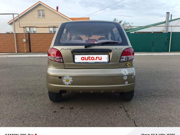 2011 Daewoo Matiz I Рестайлинг, золотистый, 205000 рублей - вид 6