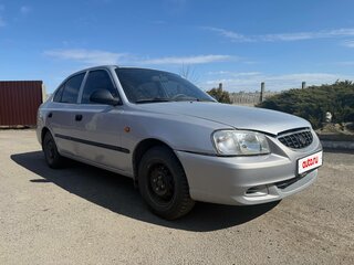 2007 Hyundai Accent ТагАЗ II, серебристый, 375000 рублей, вид 4