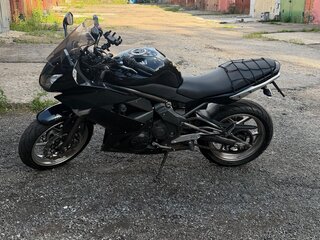 2010 Kawasaki ER-6F (Ninja 650R), чёрный, 380000 рублей, вид 3
