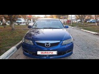 2005 Mazda 6 I (GG) Рестайлинг, синий, 450000 рублей, вид 2