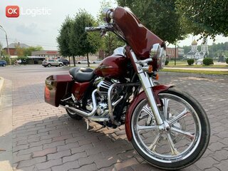 2009 Harley-Davidson Street Glide, пурпурный, 750000 рублей, вид 2