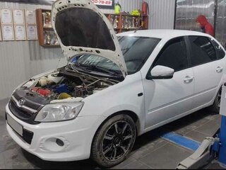 2015 Lada (ВАЗ) Granta Sport I, белый, 700000 рублей, вид 1