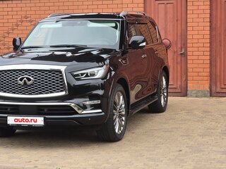 2021 Infiniti QX80 I Рестайлинг 2, чёрный, 7000000 рублей, вид 2