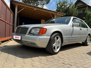 1995 Mercedes-Benz S-Класс 500 III (W140) Рестайлинг, серебристый, 750000 рублей, вид 1