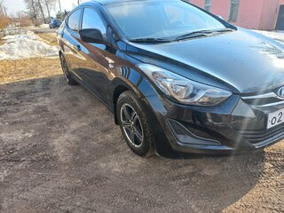 2014 Hyundai Elantra V (MD) Рестайлинг, чёрный, 1000000 рублей, вид 1