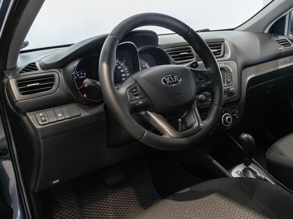 2013 Kia Rio 4-speed III, голубой - вид 4