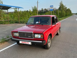 1991 Lada (ВАЗ) 2107, красный, 250000 рублей, вид 1