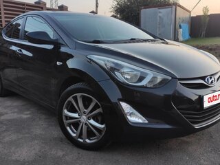 2015 Hyundai Elantra V (MD) Рестайлинг, чёрный, 850000 рублей, вид 1
