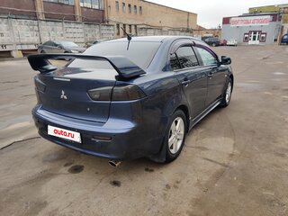 2008 Mitsubishi Lancer X, синий, 700000 рублей, вид 4