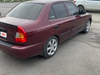 2007 Hyundai Accent ТагАЗ II, красный, 505000 рублей, вид 4