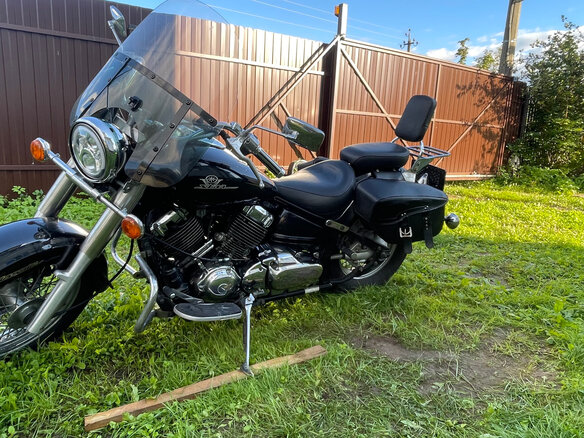 2003 Yamaha XVS650 Drag Star, чёрный, 450000 рублей