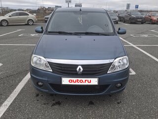 2014 Renault Logan I Рестайлинг, синий, 436000 рублей, вид 1