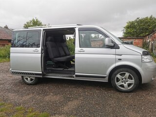 2007 Volkswagen Transporter T5, серебристый, 1350000 рублей, вид 4