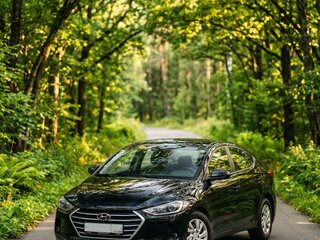 2016 Hyundai Elantra VI (AD), чёрный, 1250000 рублей, вид 1