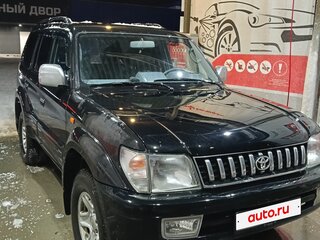 1998 Toyota Land Cruiser Prado 90 Series, чёрный, 850000 рублей, вид 3