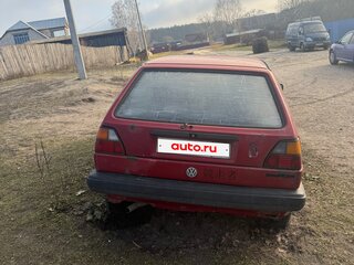 1991 Volkswagen Golf KAT II, красный, 125000 рублей, вид 4